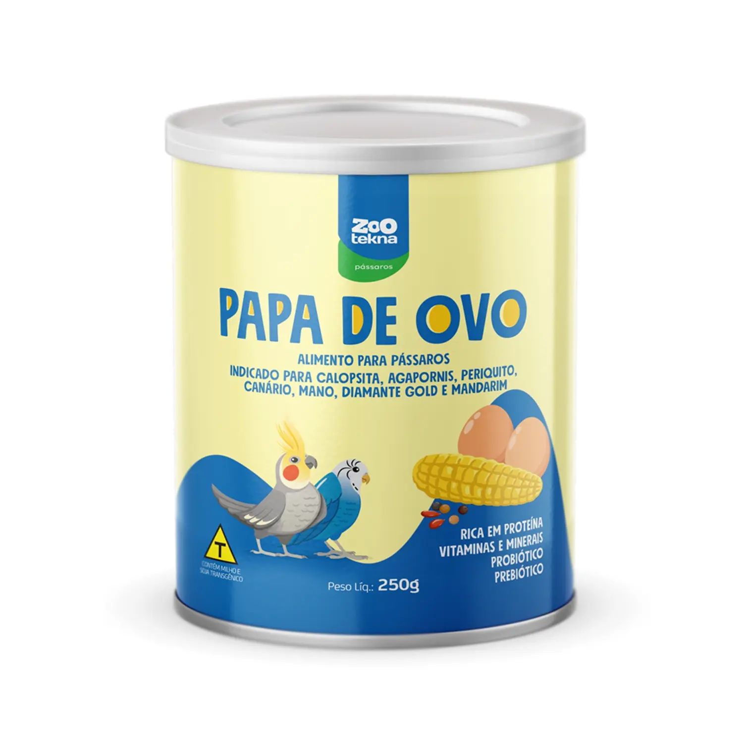 Papa de Ovos para Passaros Zootekna